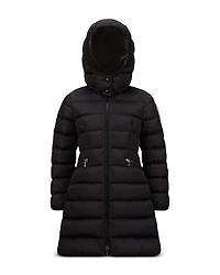 Moncler Girls' Charpal Long Coat - Big Kid