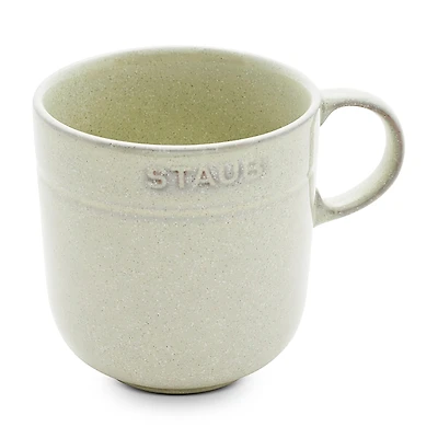 Staub 16 oz. Mug, White Truffle, Set of 4