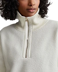 Roselle Half Zip Fleece Sweatshirt