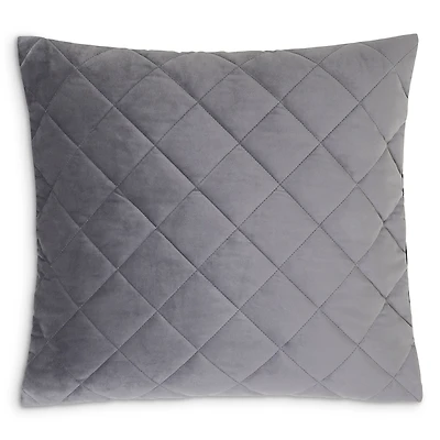 Frette Quilted Velvet Decorative Cushion, 20 x 20