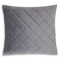 Frette Quilted Velvet Decorative Cushion, 20 x 20