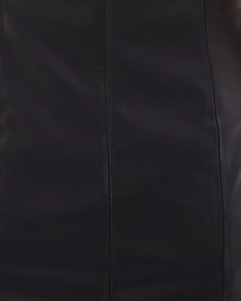 Avani Faux Leather Top