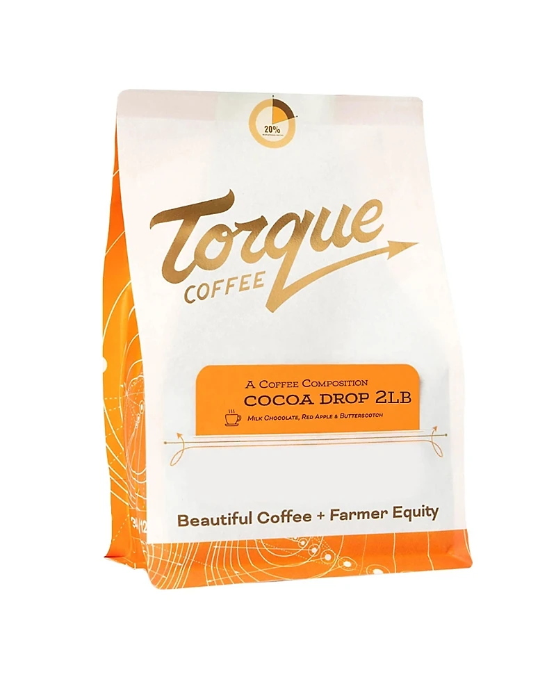 GoCoffeeGo - Torque Cocoa Drop Big 2lb Bulk Espresso