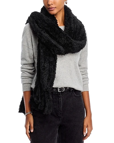 Echo Plush Faux Fur Scarf
