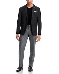 Tonal Plaid Slim Fit Sport Coat