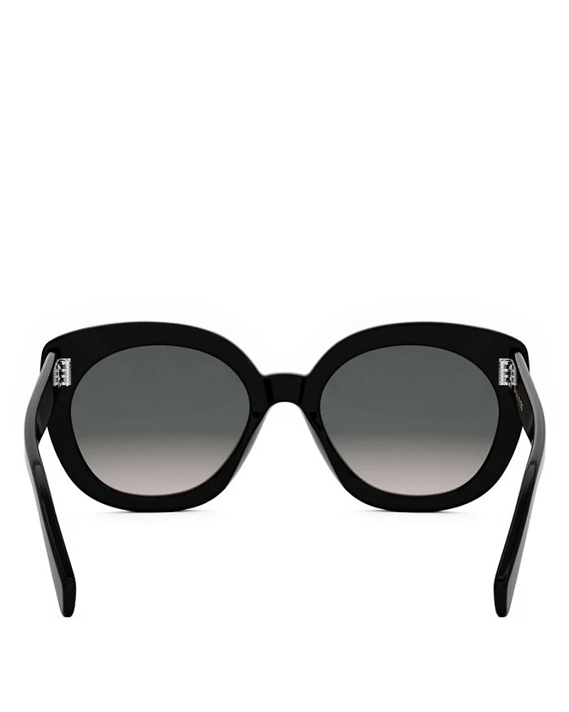 3 Dots Butterfly Sunglasses, 56mm
