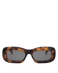 3 Dots Rectangular Sunglasses, 53mm