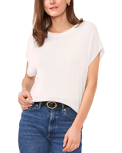 Vince Camuto Crewneck Dolman Cap Sleeve Sweater
