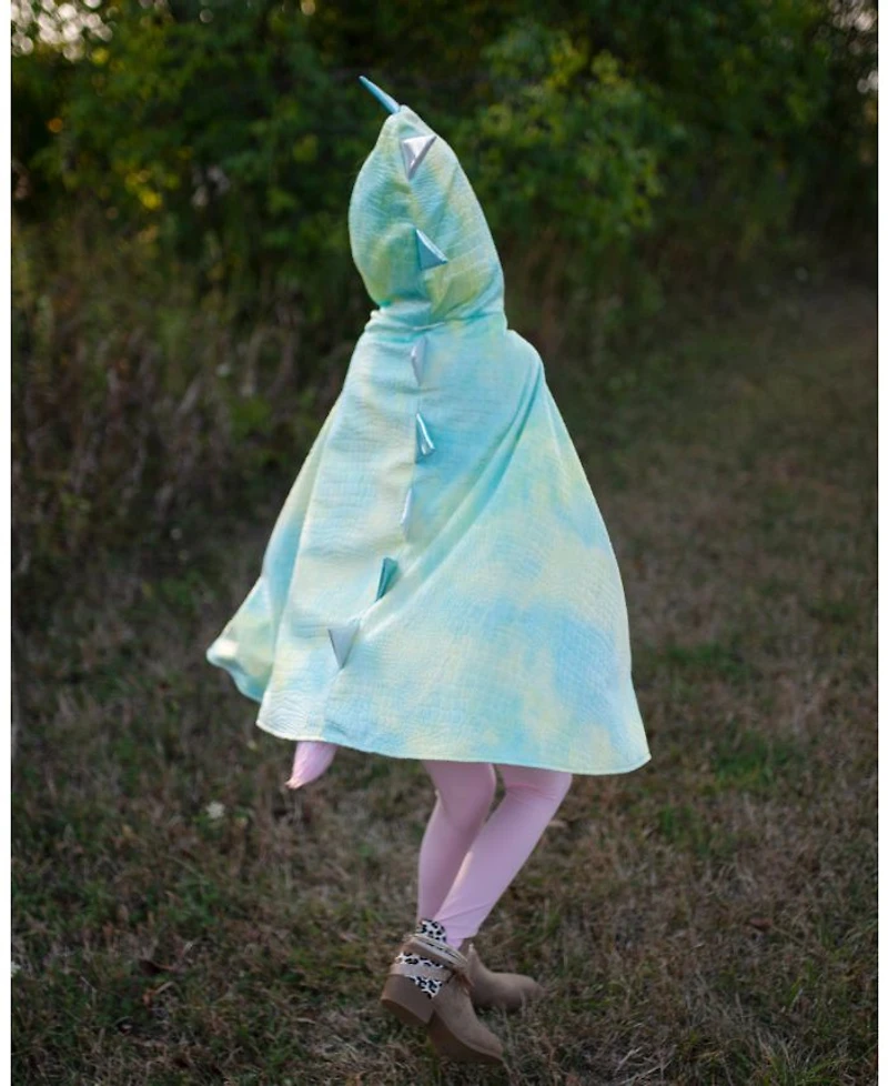 Rainbow Reversible Unicorn Dragon Cape- Ages 3-6 Years