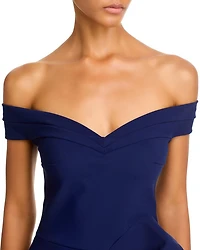 Off-the-Shoulder Cocktail Dress