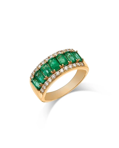Bloomingdale's Emerald & Diamond Band