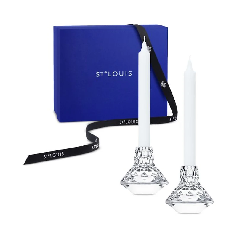 Folia Small Candlestick, Set of 2