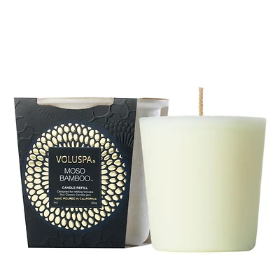 Moso Bamboo Classic Candle Refill, 9 oz.
