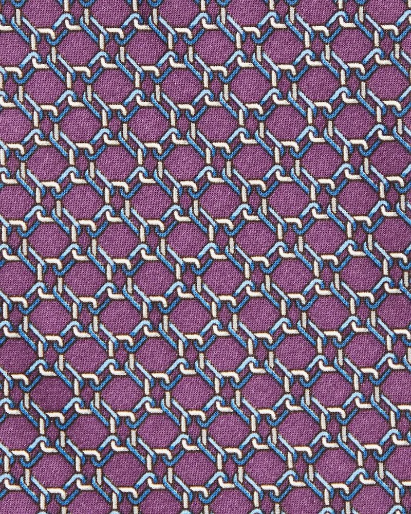 Classic Link Print Necktie - Exclusive