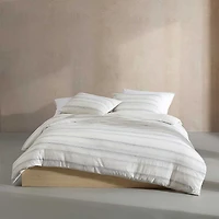 Calvin Klein Strie Stripe 3 Piece Comforter Set, Queen