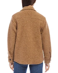 Brushed Shirt Jacket