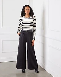 Striped Ribbed Sweater