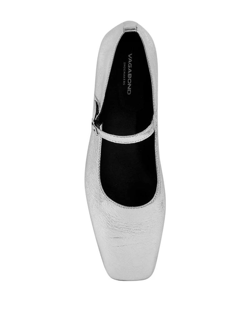 Women's Delia Square Toe Ballet Flats