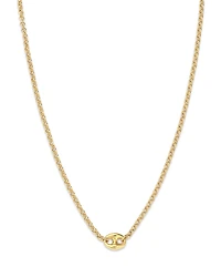 Zoe Chicco 14K Yellow Gold Heavy Metal Mariner Link Pendant Necklace, 14-16
