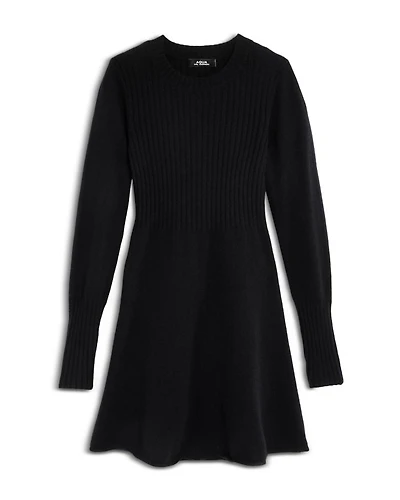 Girls' Cashmere Fit and Flare Dress, Big Kid - Exclusive
