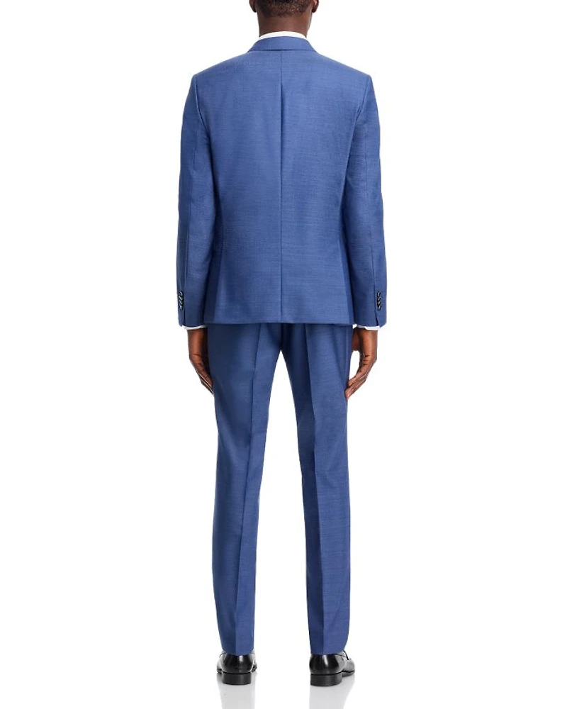 Huge 3 Piece Peak Lapel Slim Fit Suit