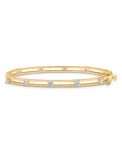 Cubic Zirconia Open Bracelet
