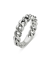 Belmont Curb Link Narrow Ring