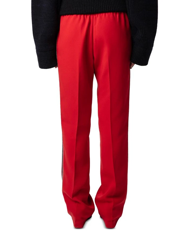 Pomy Crepe Track Pants