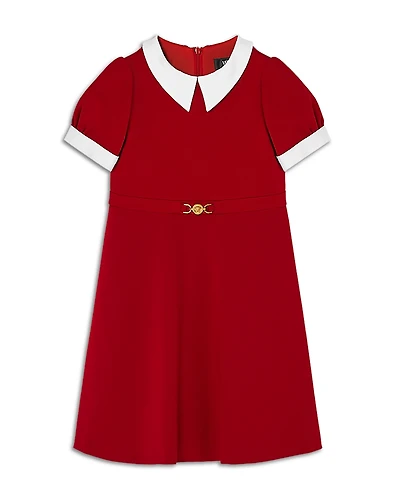 Versace Girls' Punto Milano Empire Silhouette Jersey Dress - Big Kid