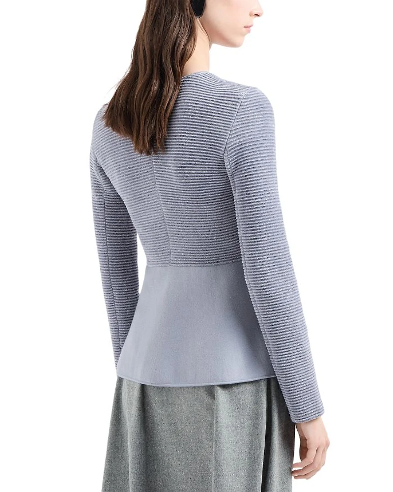 Ribbed Chenille Jacket