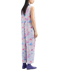 Watercolor Print Jumpsuit