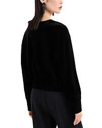 Chenille Pullover Sweatshirt
