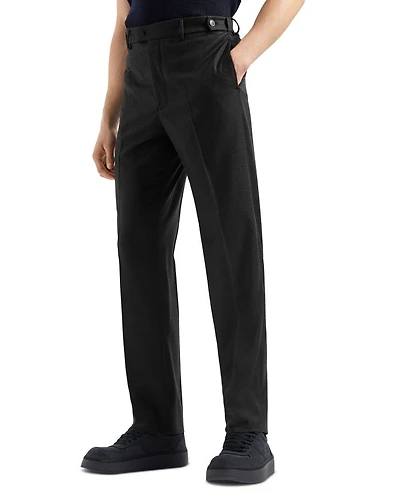 Wool Stretch Flannel Regular Fit Pants