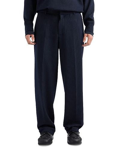 Emporio Armani Pinstriped Jersey Trousers