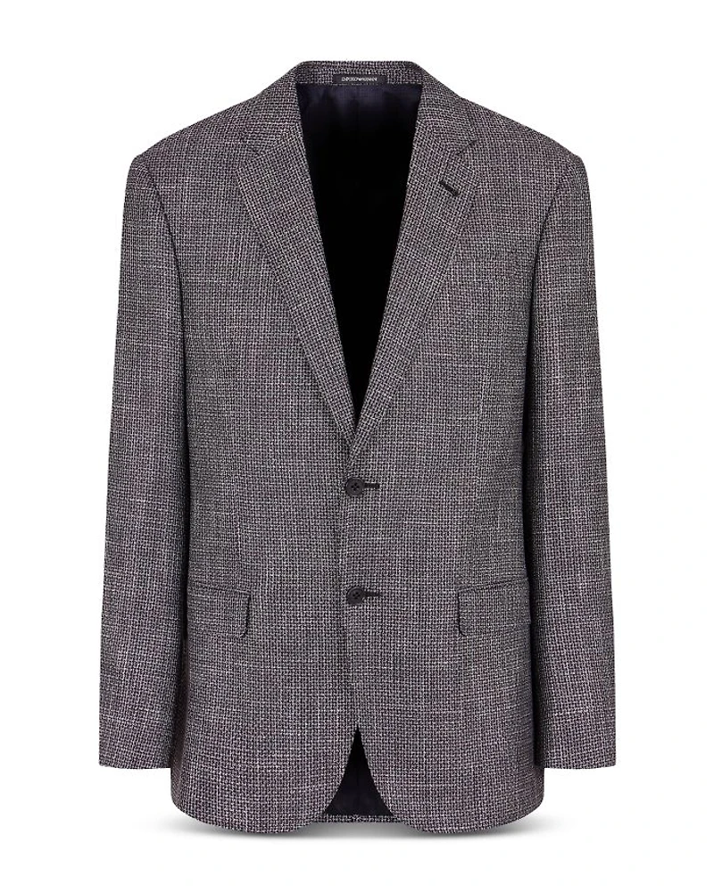 Mini Check Gline Single Breasted Blazer