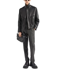 Wool Grisaille Regular Fit Pants