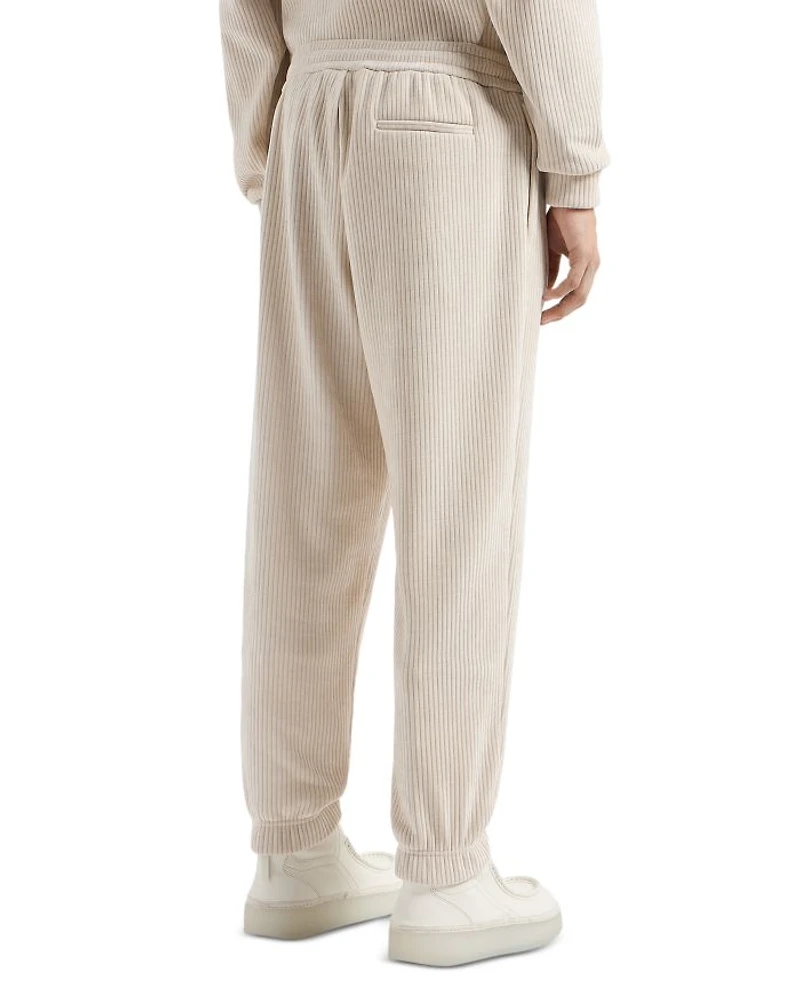 Ribbed Velvet Regular Fit Joggers