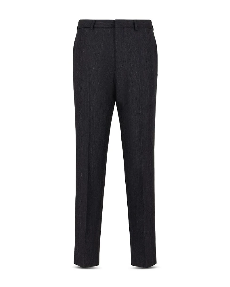 Mouline Slim Leg Trousers