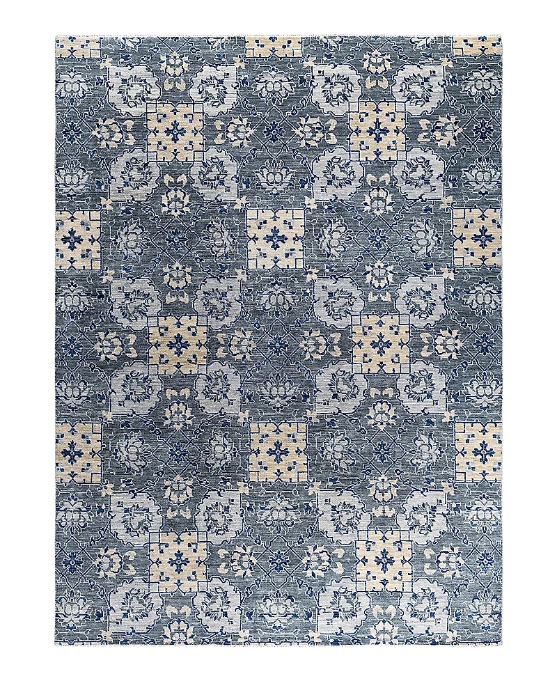 Bloomingdale's Indo Modern M6638 Area Rug, 9'1 x 12'2