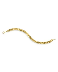 14K Yellow Gold Twist Multi Link Bracelet