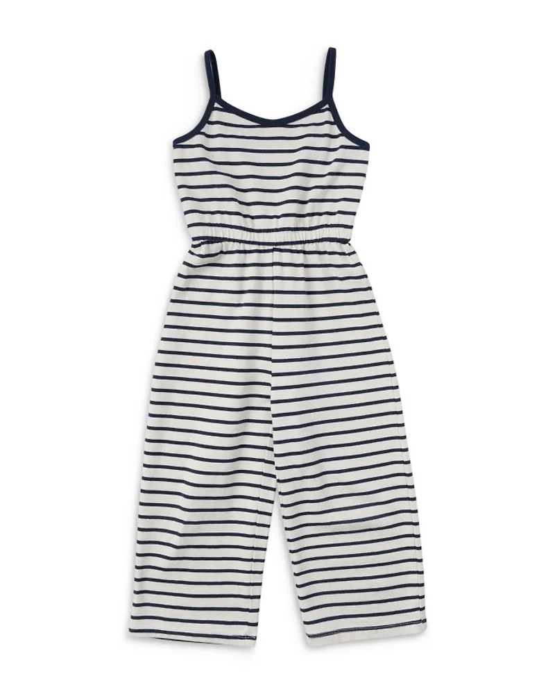 Girls' Katrina Cotton Stripe Jumpsuit - Little Kid, Big Kid