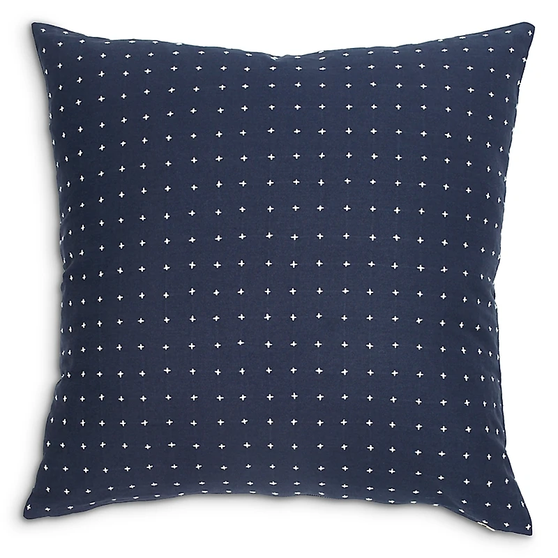 Anchal Cross-Stitch Throw Pillow