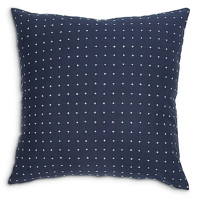 Anchal Cross-Stitch Throw Pillow