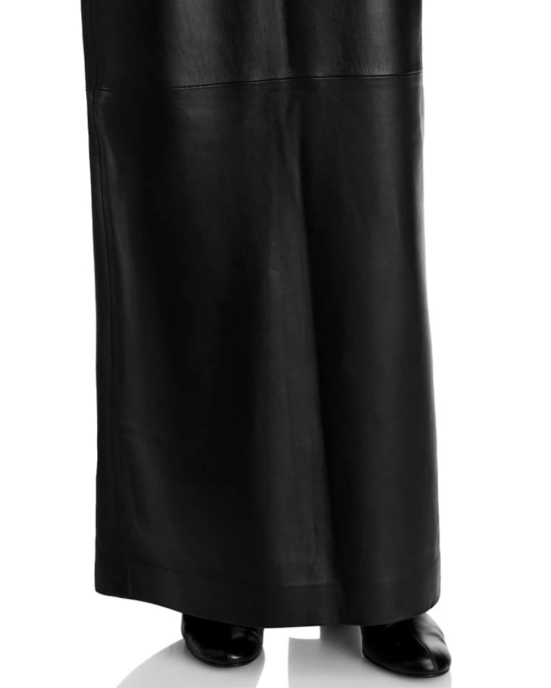Leather Maxi Skirt