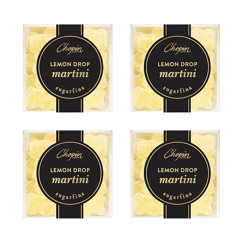 Sugarfina Lemon Drop Martini Bears Small Cube, Set of 4