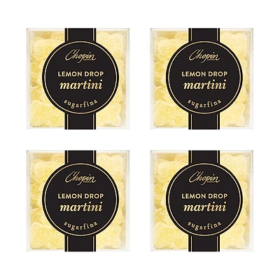 Sugarfina Lemon Drop Martini Bears Small Cube, Set of 4