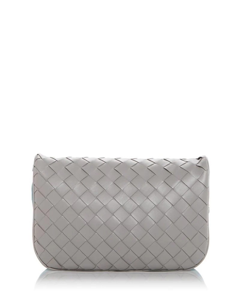 Intrecciato Leather Shoulder Bag