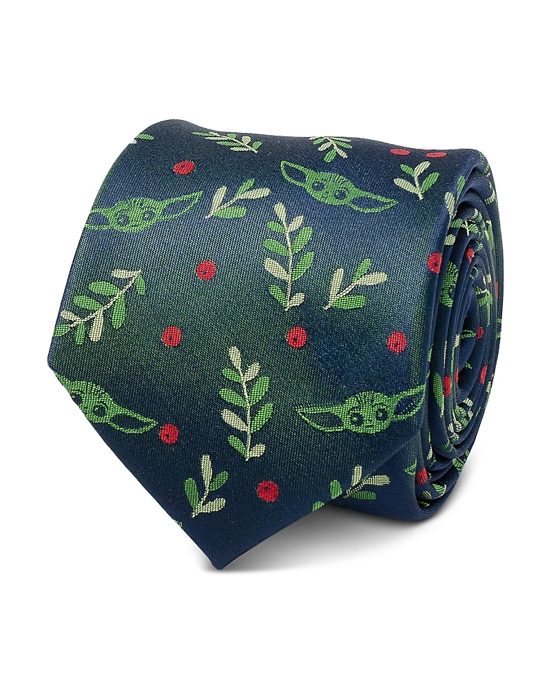 Cufflinks Inc Grogu Holiday Silk Tie