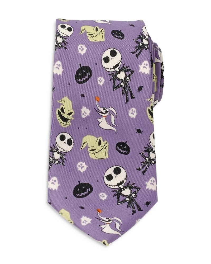 Purple Nightmare Before Christmas Tie