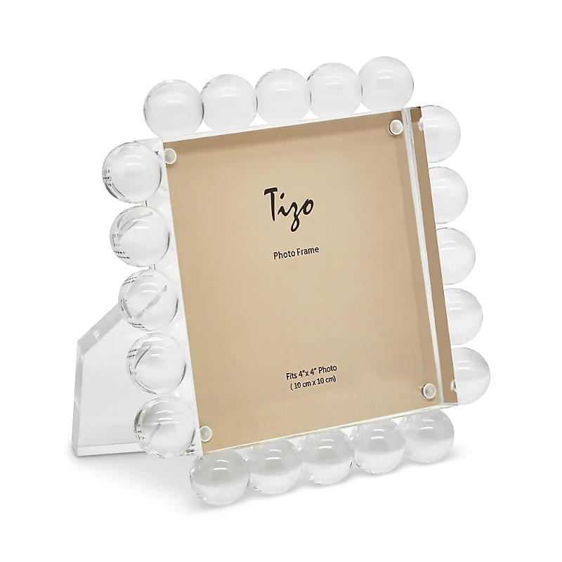Tizo Lucite Small Square Frame with Bubbles
